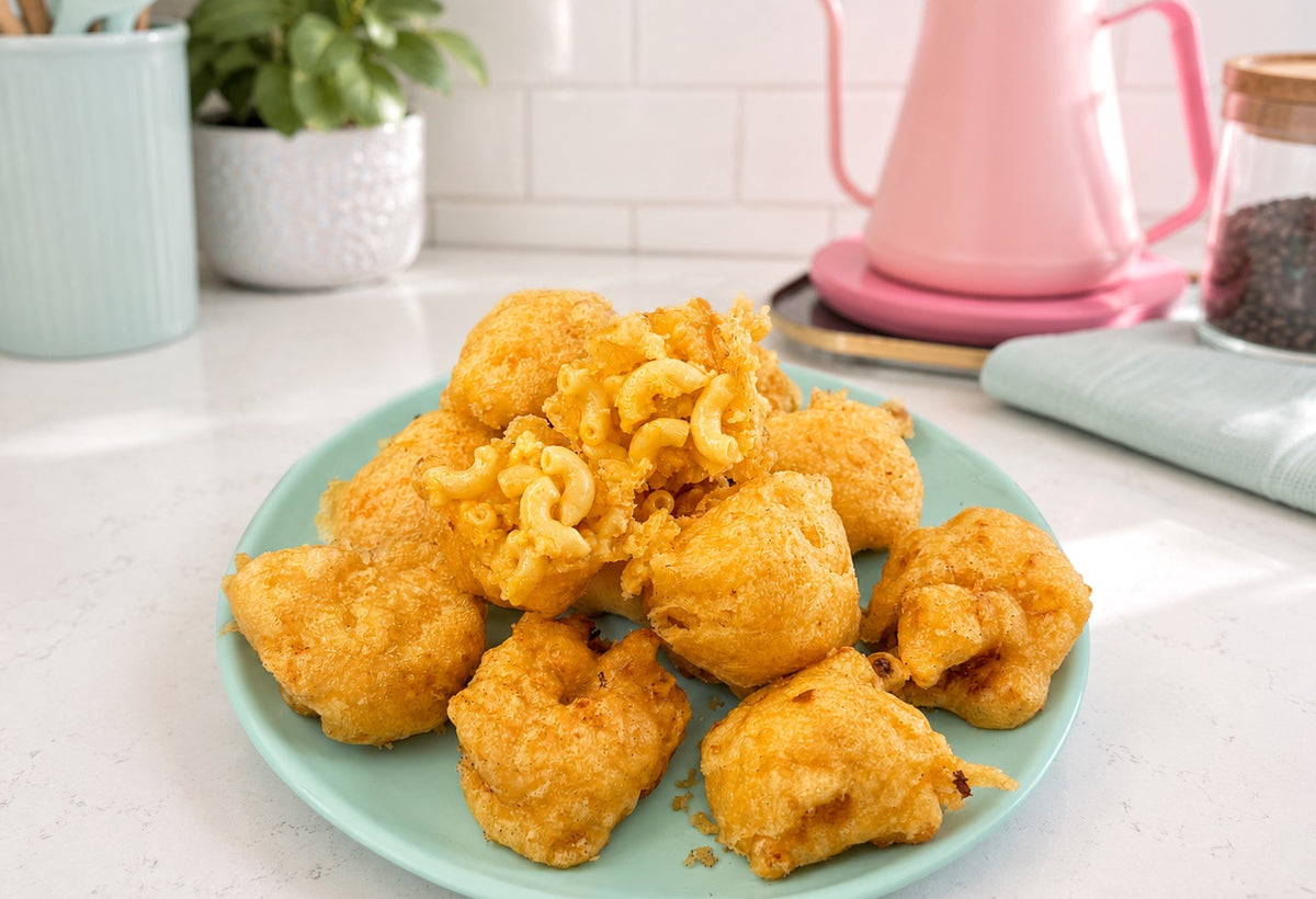 Tempura Mac and Cheese Bites