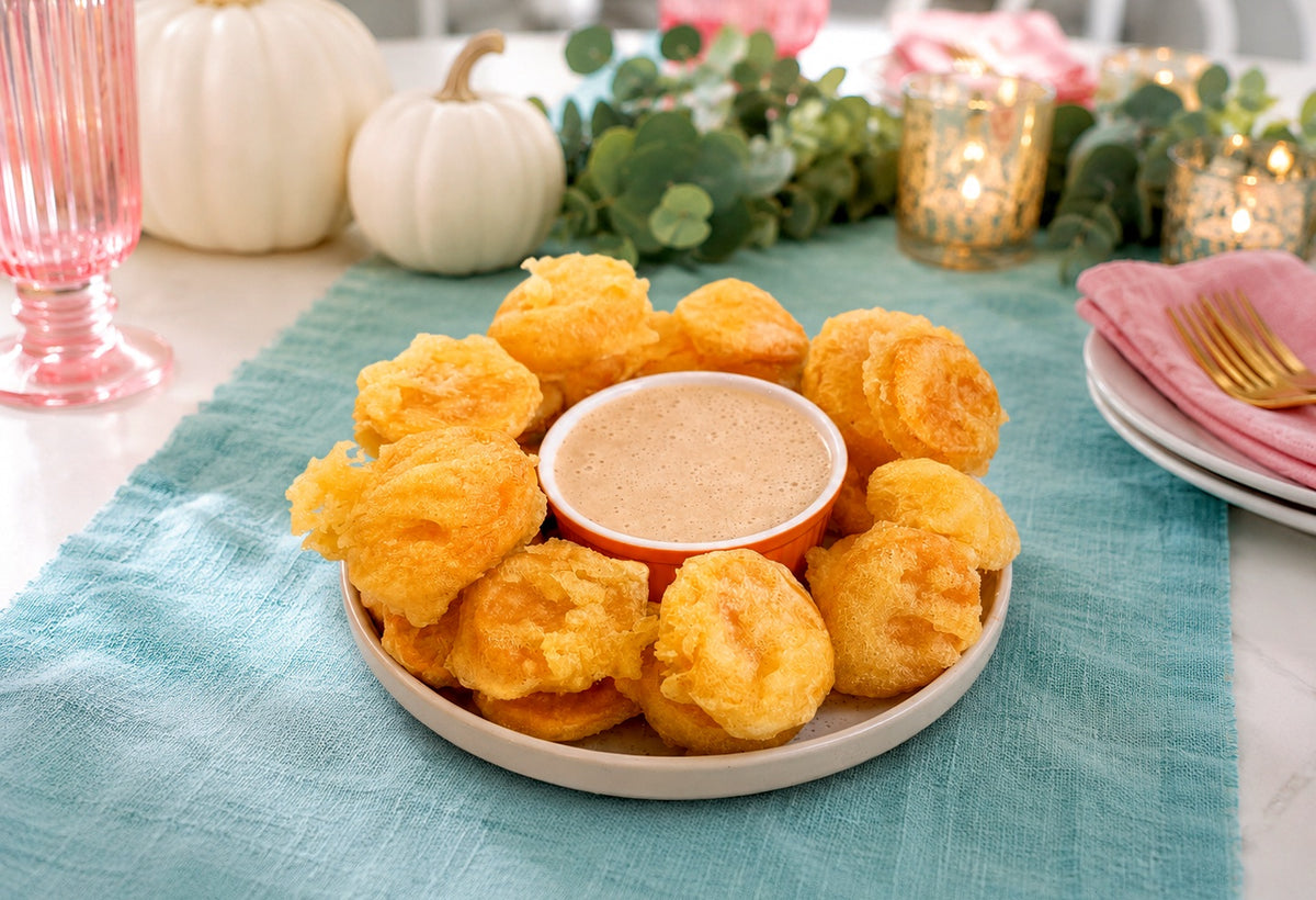Tempura Sweet Potato Scallops